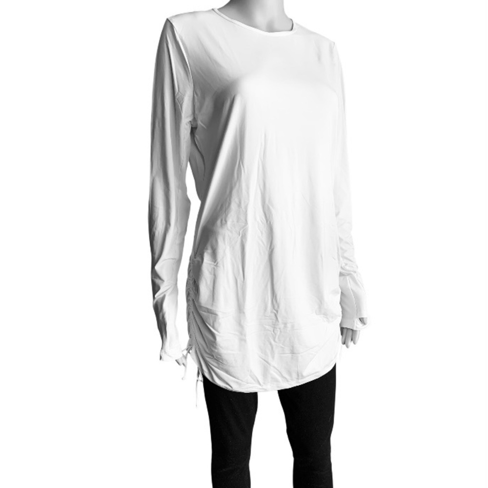 LANDSEND Women’s SPF 50 Adjustable Rashguard Swim Tunic